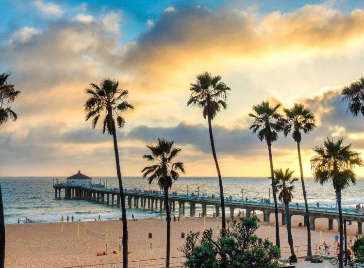 Venice Beach Studio With Large Private Patio Steps To The Beach Los Angeles Kültér fotó