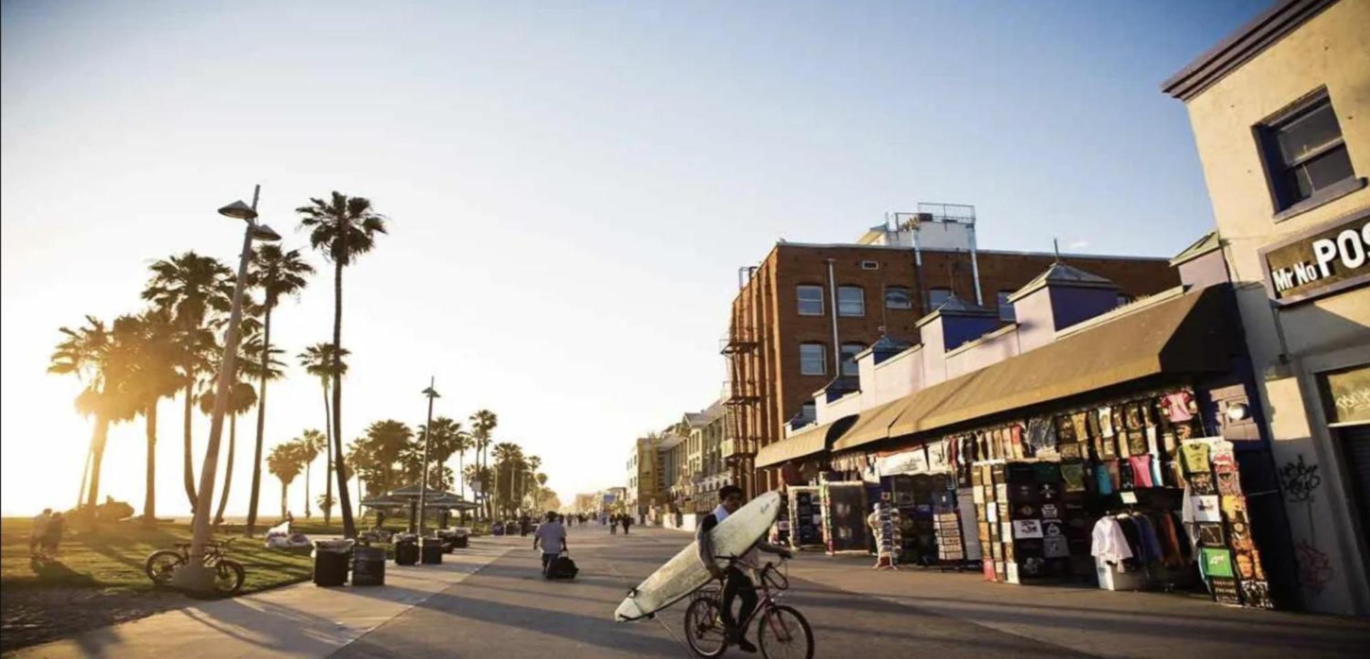 Venice Beach Studio With Large Private Patio Steps To The Beach Los Angeles Kültér fotó