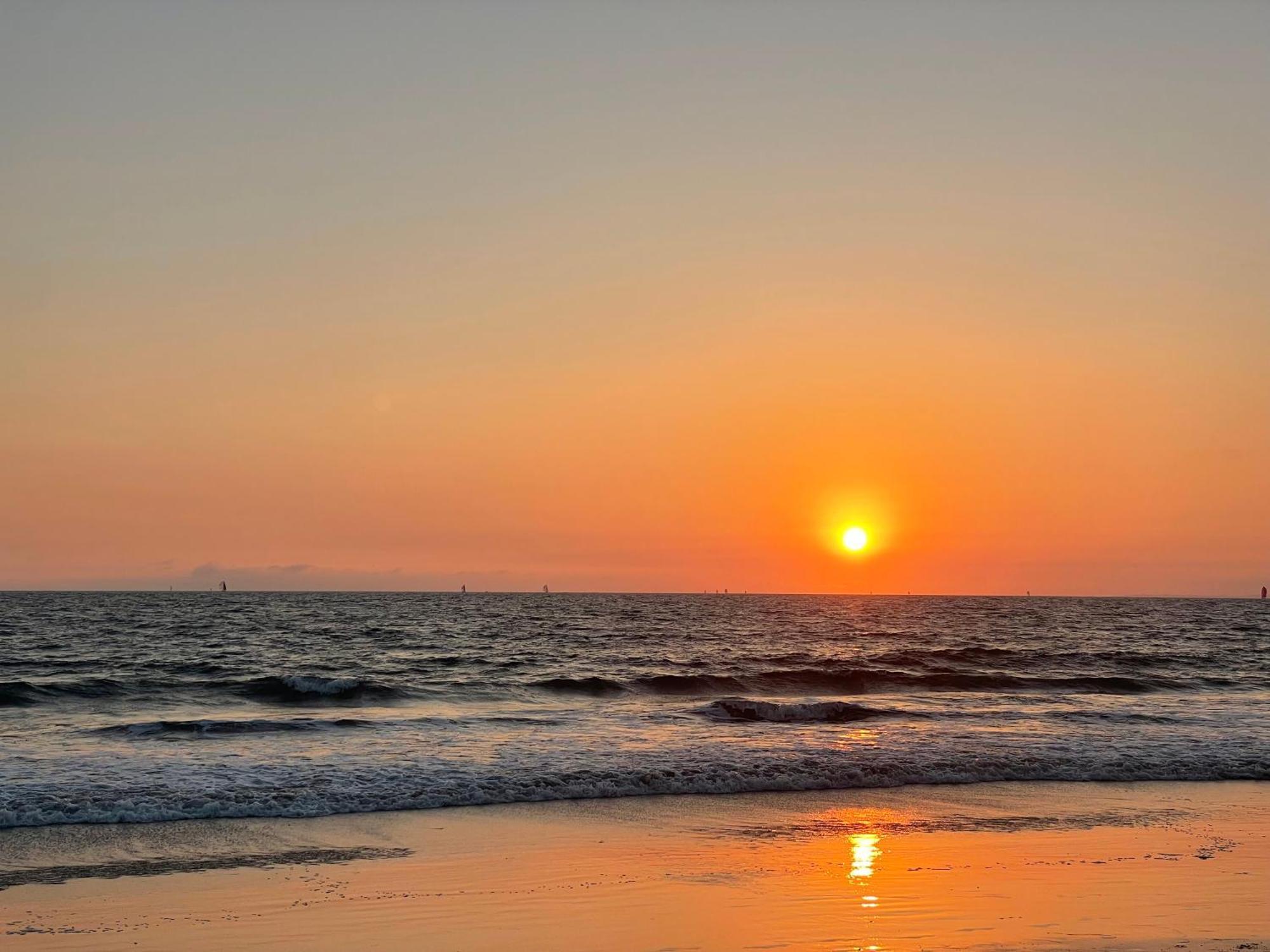 Venice Beach Studio With Large Private Patio Steps To The Beach Los Angeles Kültér fotó